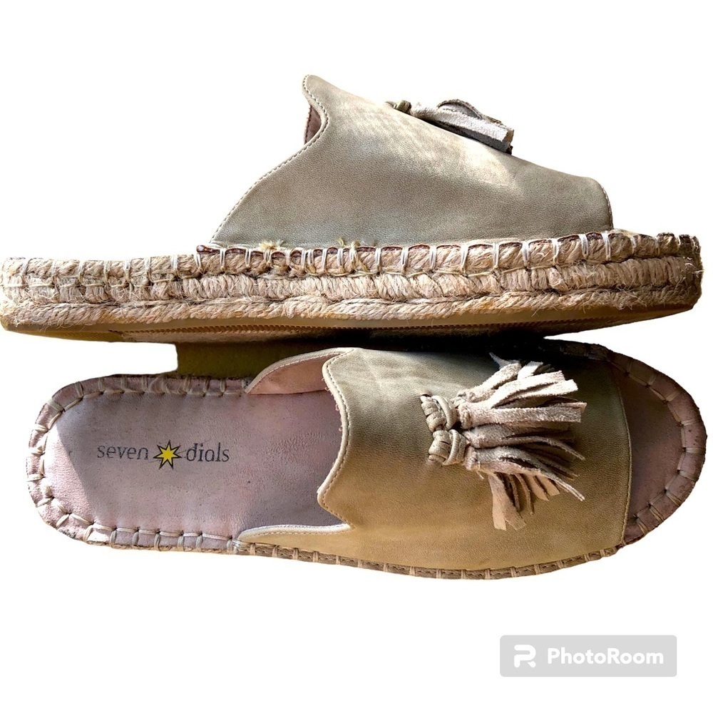 Seven dials slip on sandals